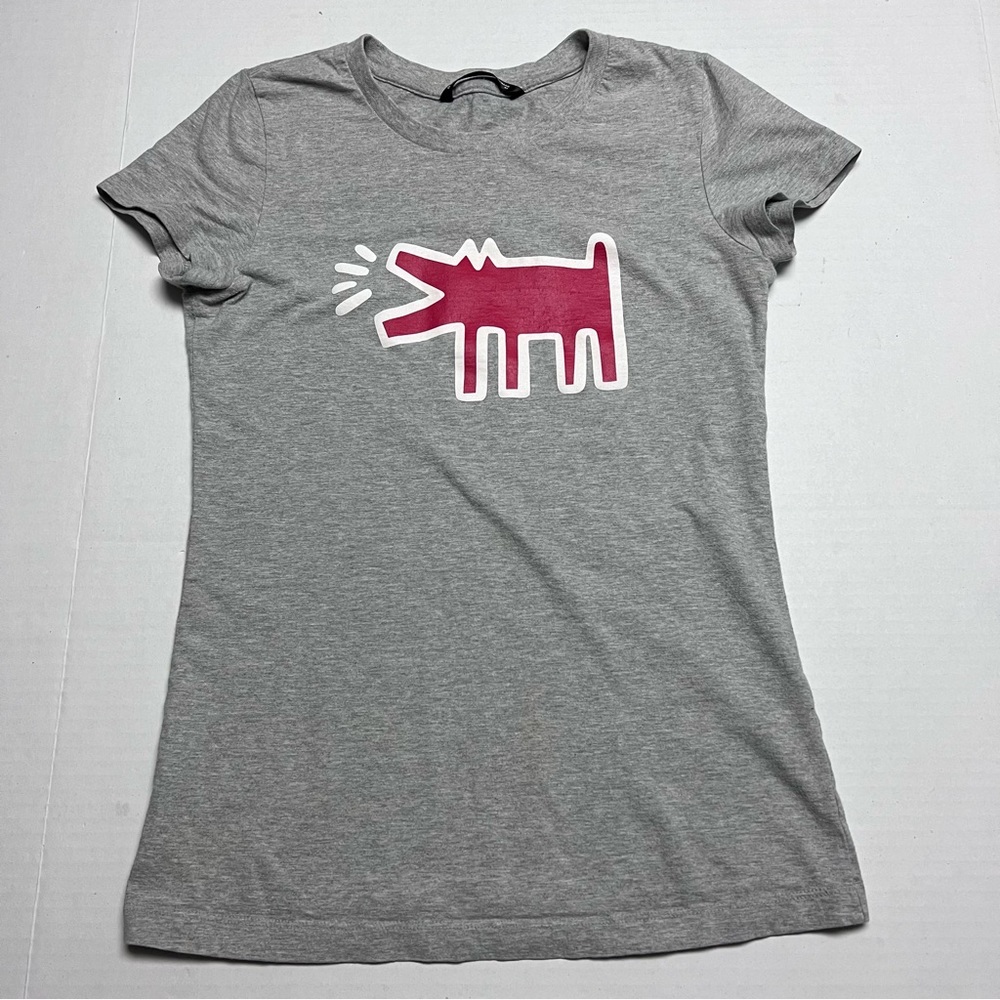 Basic House x Keith Haring Barking Dog Oppression and Aggression T-Shirt XS/S